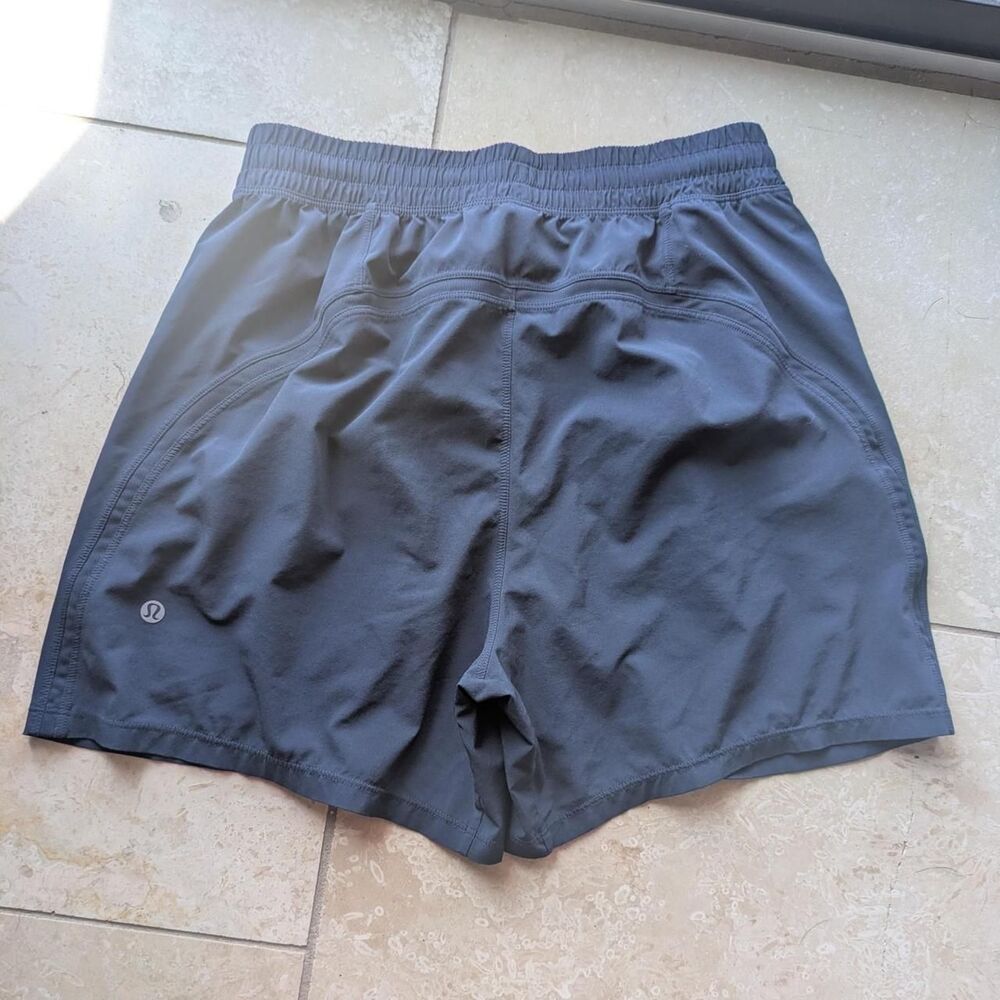 Lululemon Men's Grey and Navy Shorts
